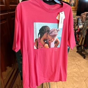 Woman’s Calvin Klein Pink Graphic T-Shirt